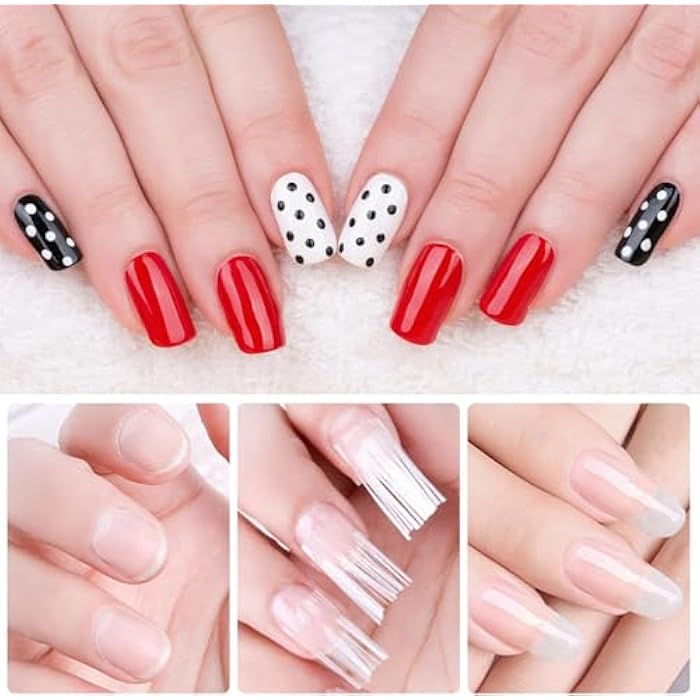 False Nail Extension Fiber DIY Fiberglass Nail Nail Art Makeup Supplies for Home Salon - Image 5